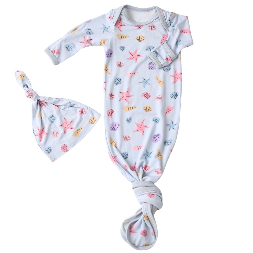 Bestaroo - Bamboo - Seashell Scouts Gown & Hat