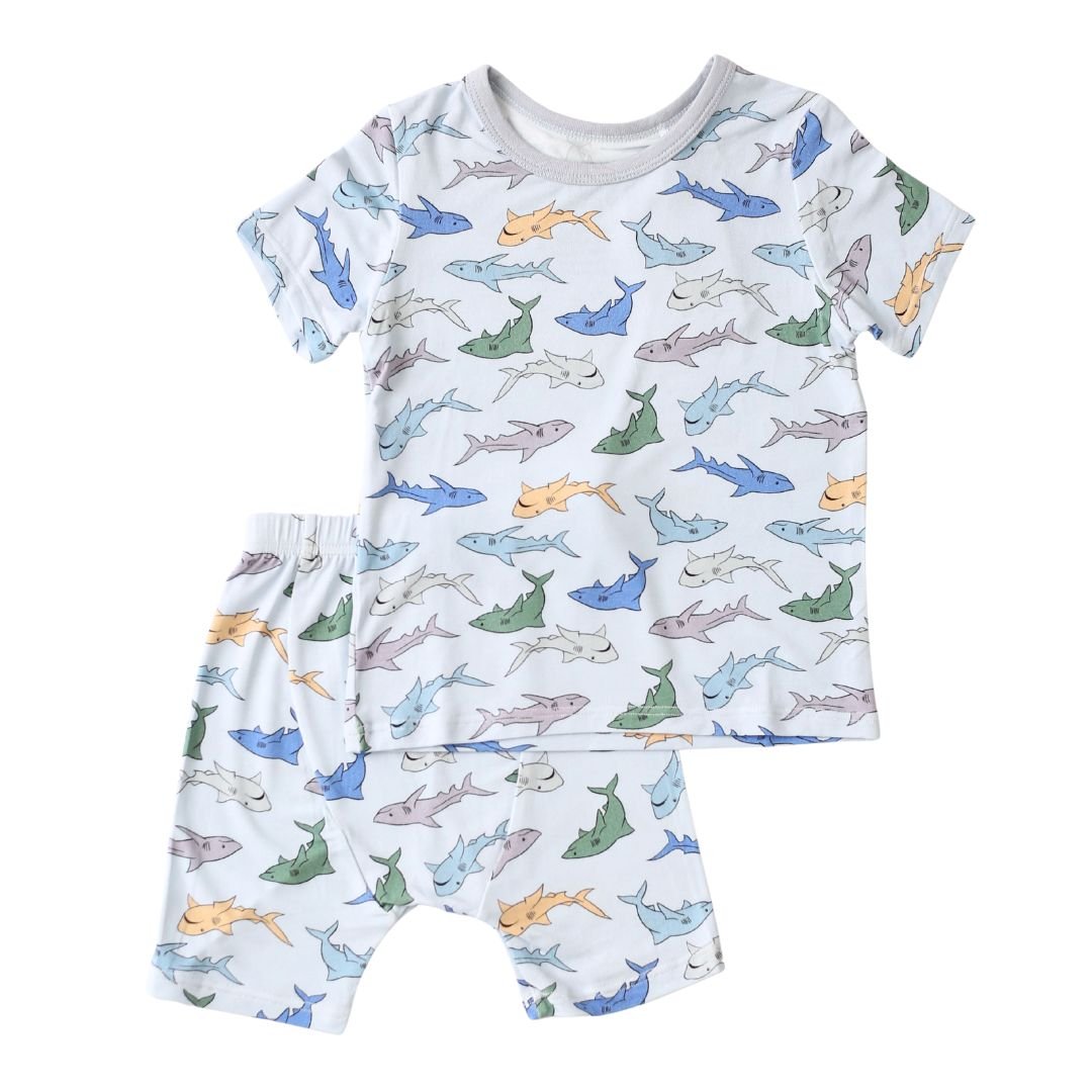 Bestaroo - Bamboo - Shark Snuggles Shorts PJs