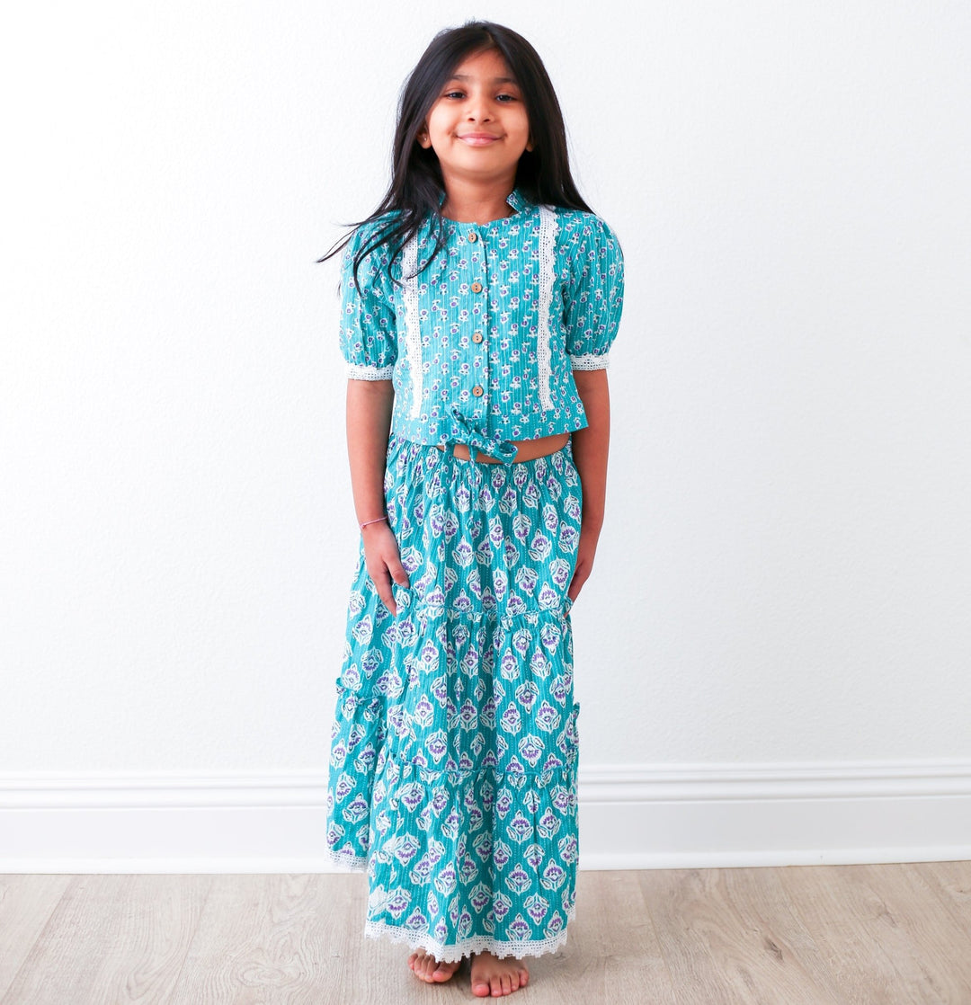 Bestaroo - Shaya Lehenga - Blue