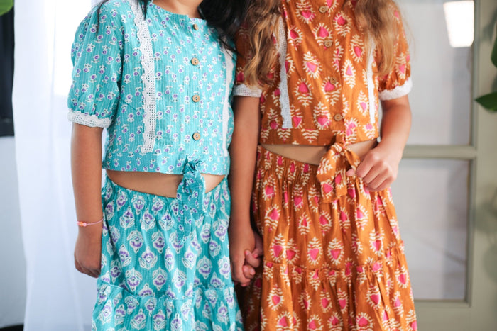 Bestaroo - Bamboo - Shaya Lehenga - Blue