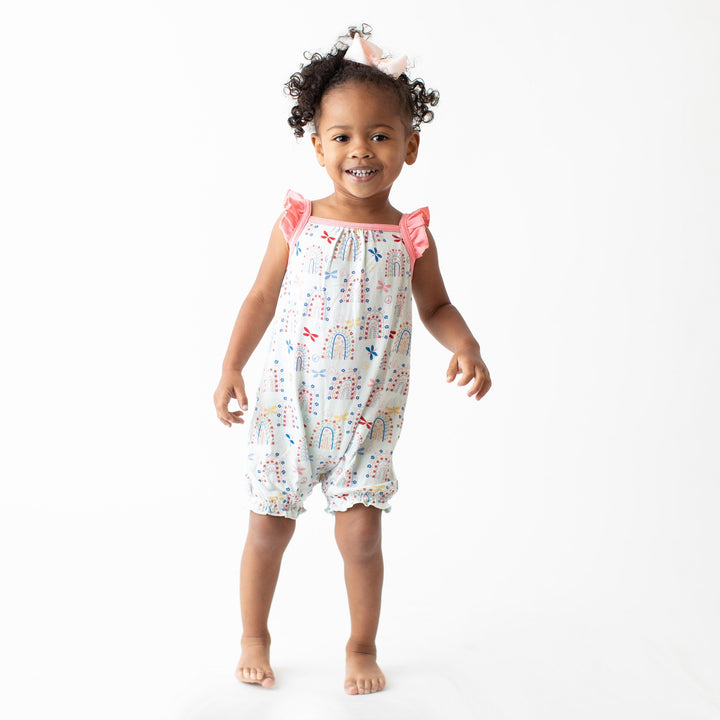 Rainbow Love Romper