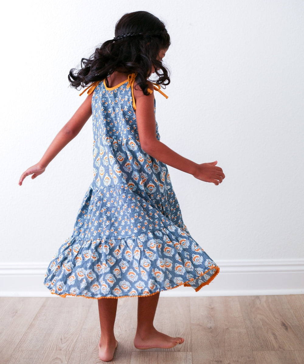 Bestaroo - Bamboo - Simran Maxi Dress - Blue