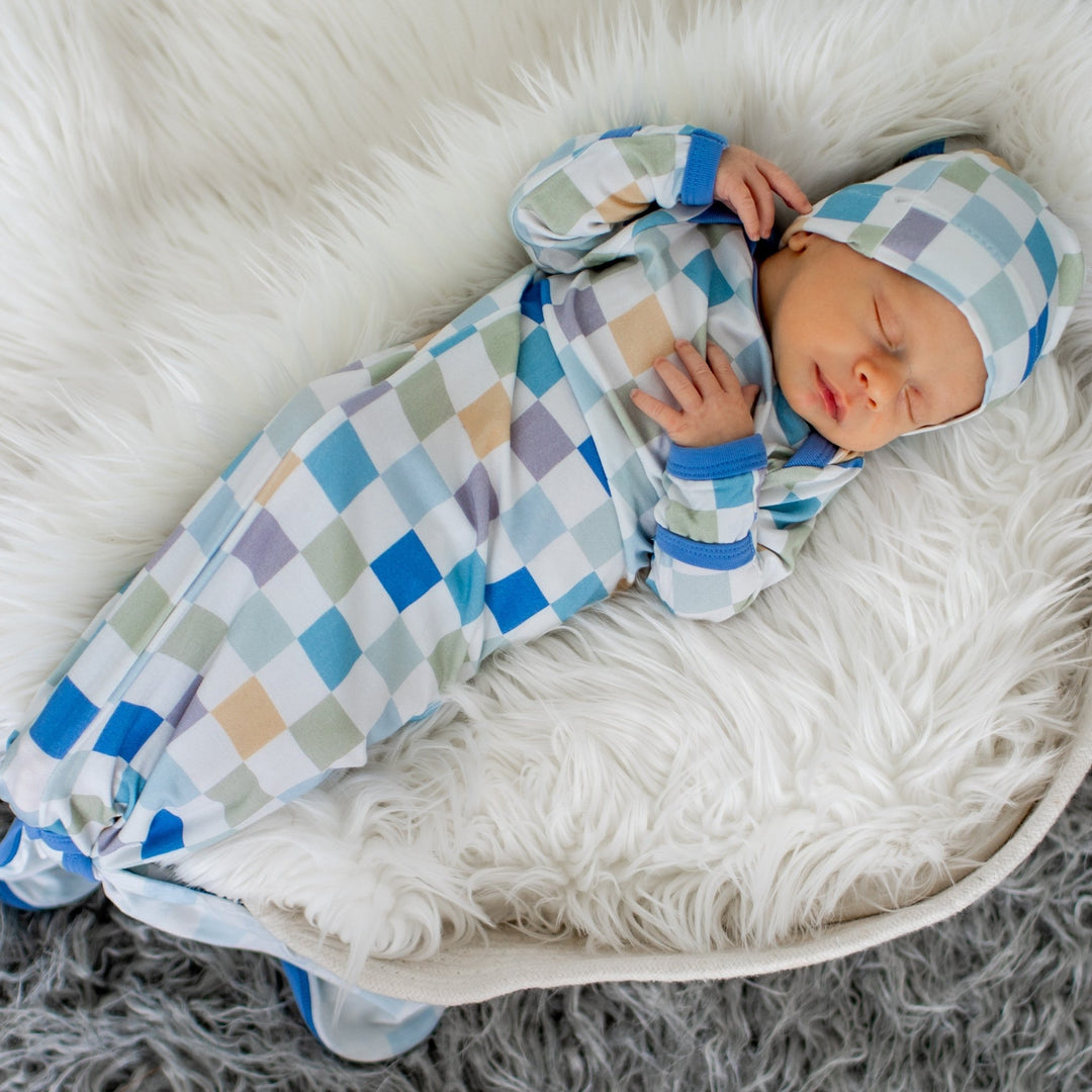 Bestaroo - Skye Checks Gown & Hat