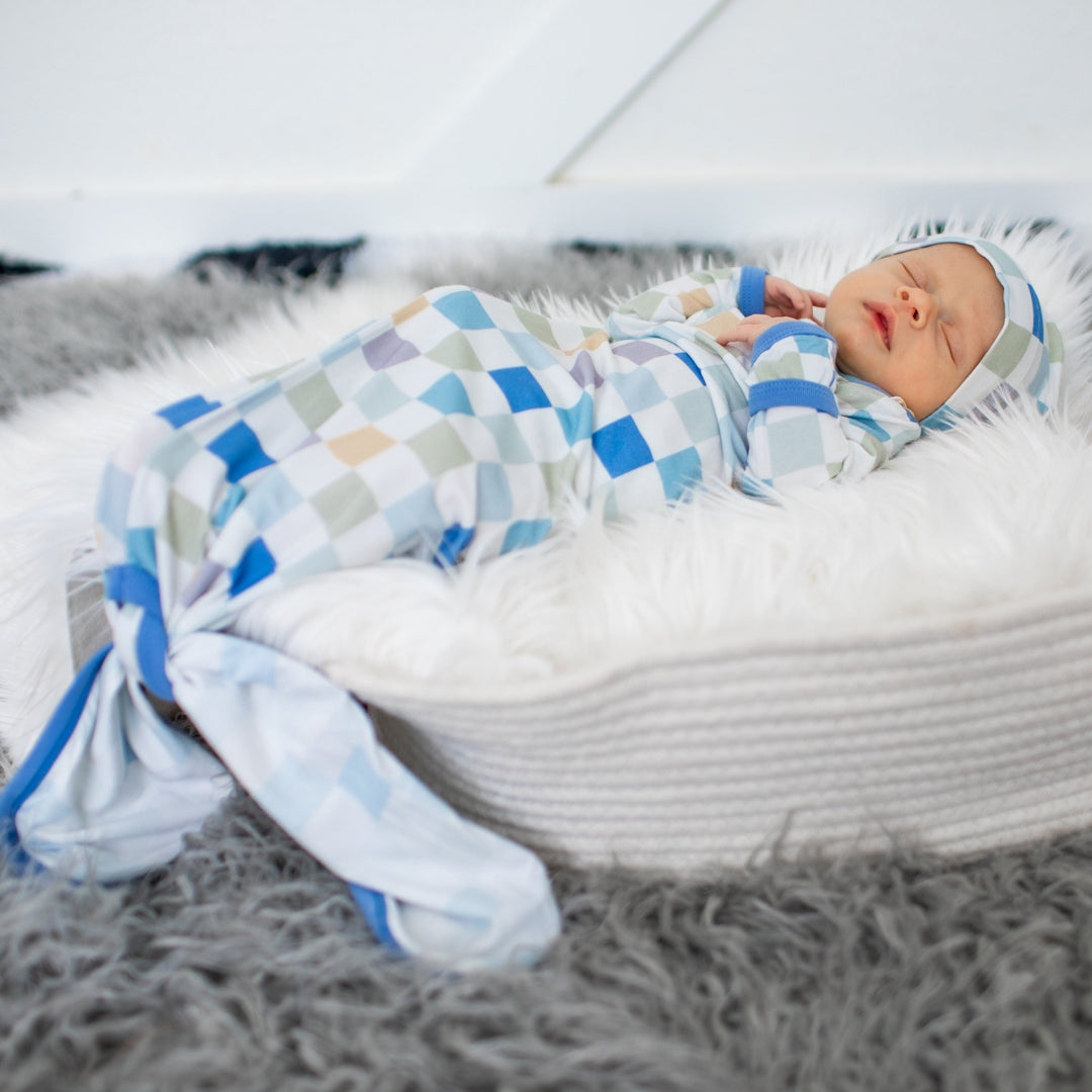 Bestaroo - Skye Checks Gown & Hat