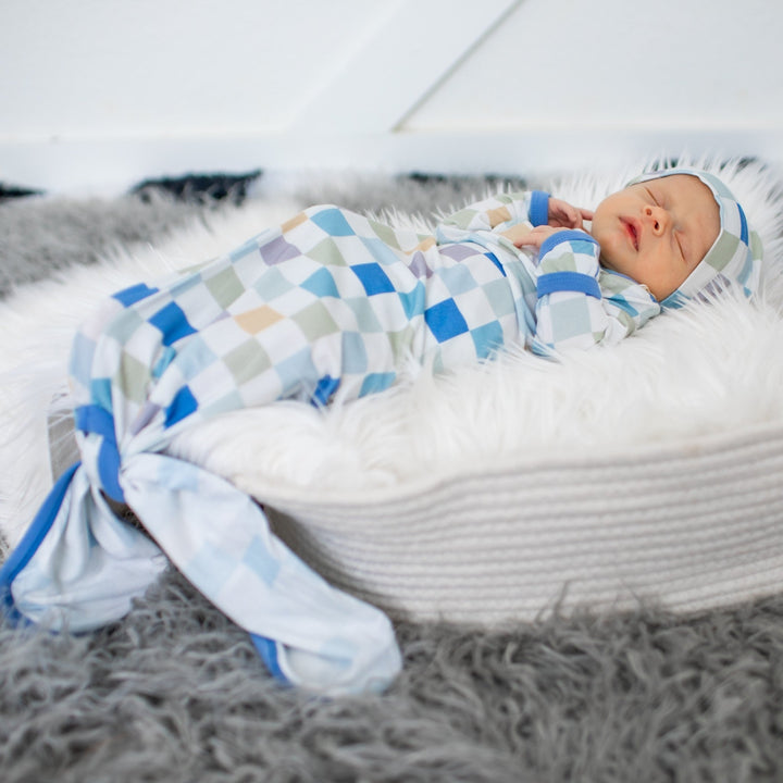 Bestaroo - Skye Checks Gown & Hat