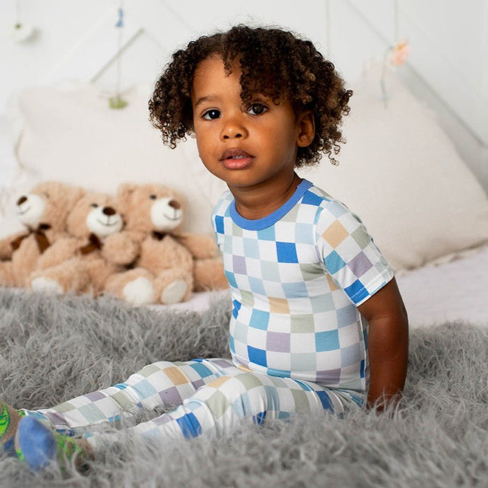 Bestaroo - Bamboo - Skye Checks S/S Pajama