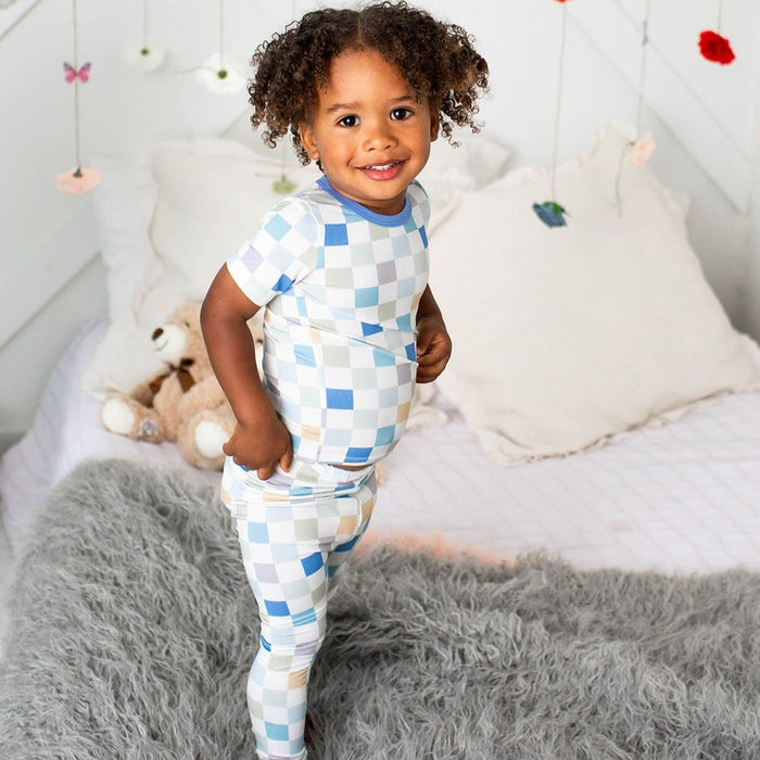 Bestaroo - Bamboo - Skye Checks S/S Pajama