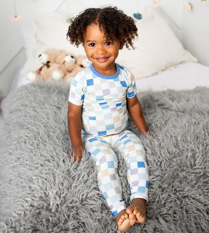 Bestaroo - Bamboo - Skye Checks S/S Pajama