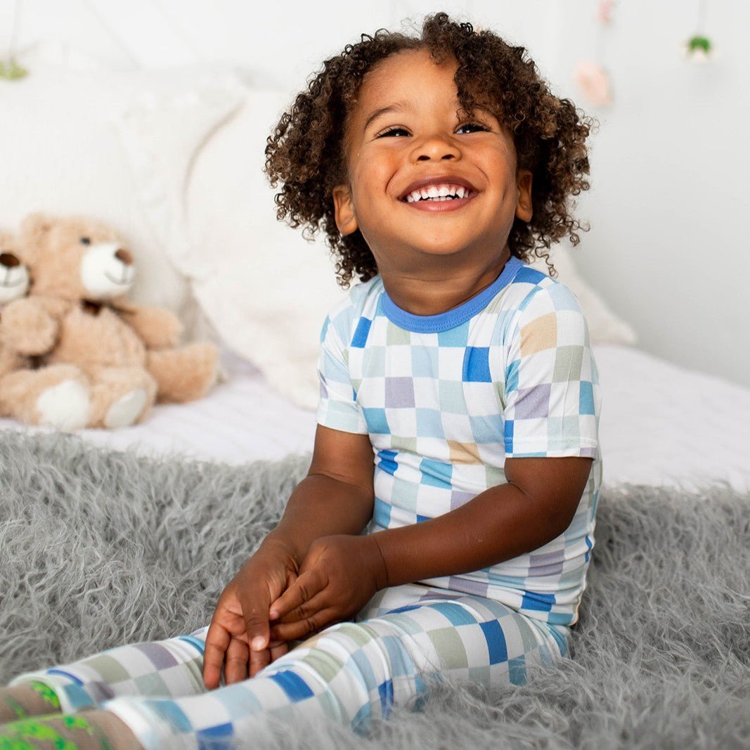 Bestaroo - Bamboo - Skye Checks S/S Pajama