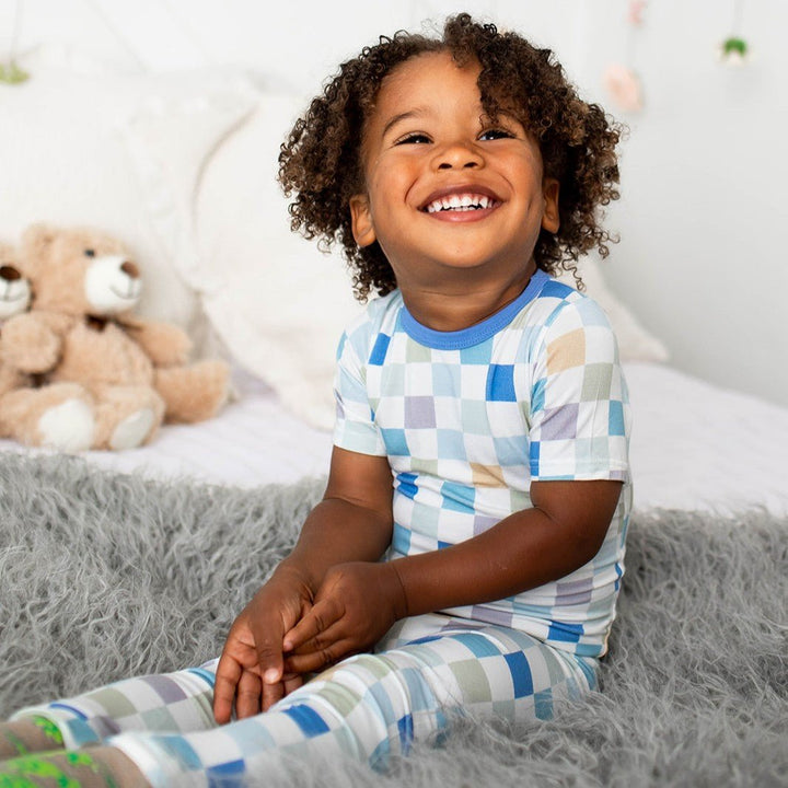 Bestaroo - Bamboo - Skye Checks S/S Pajama