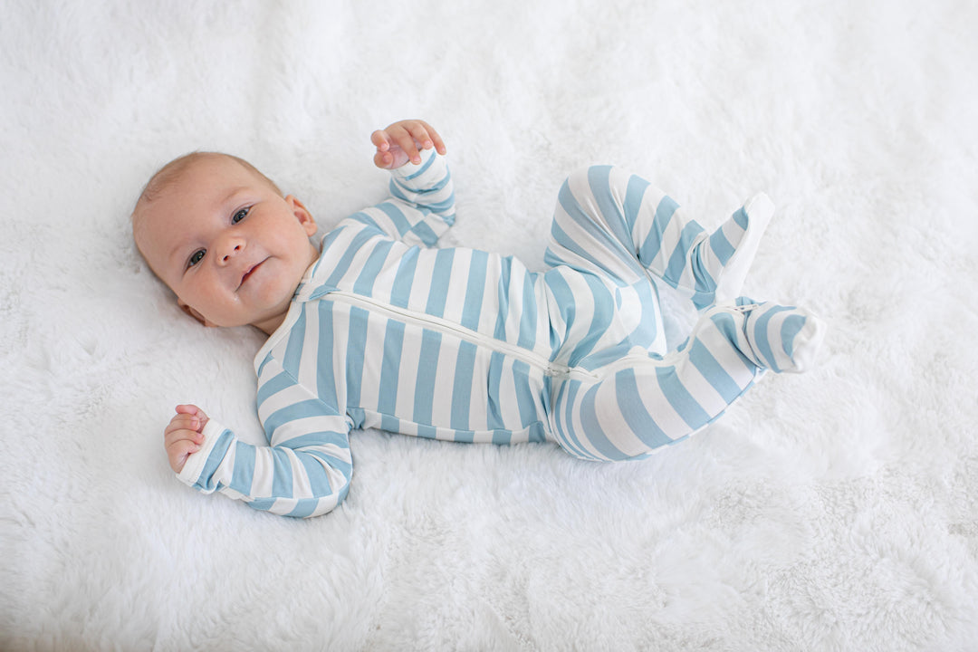 Bestaroo - Bamboo - Skye Stripes Footie