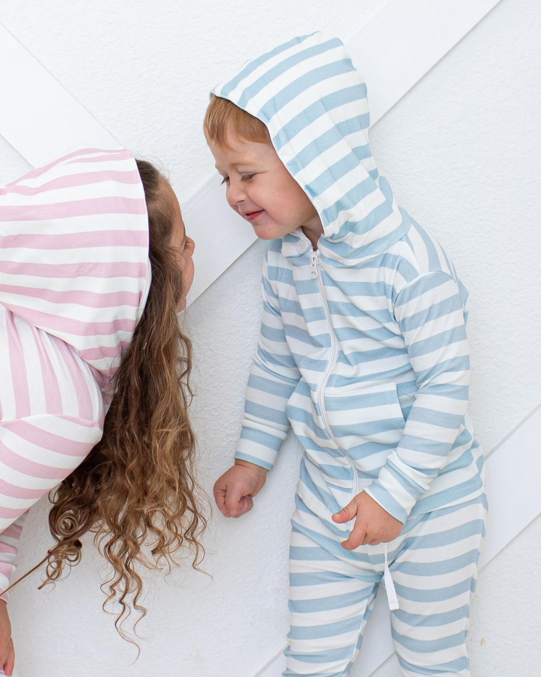 Bestaroo - Bamboo - Skye Stripes Zipper Hoodie