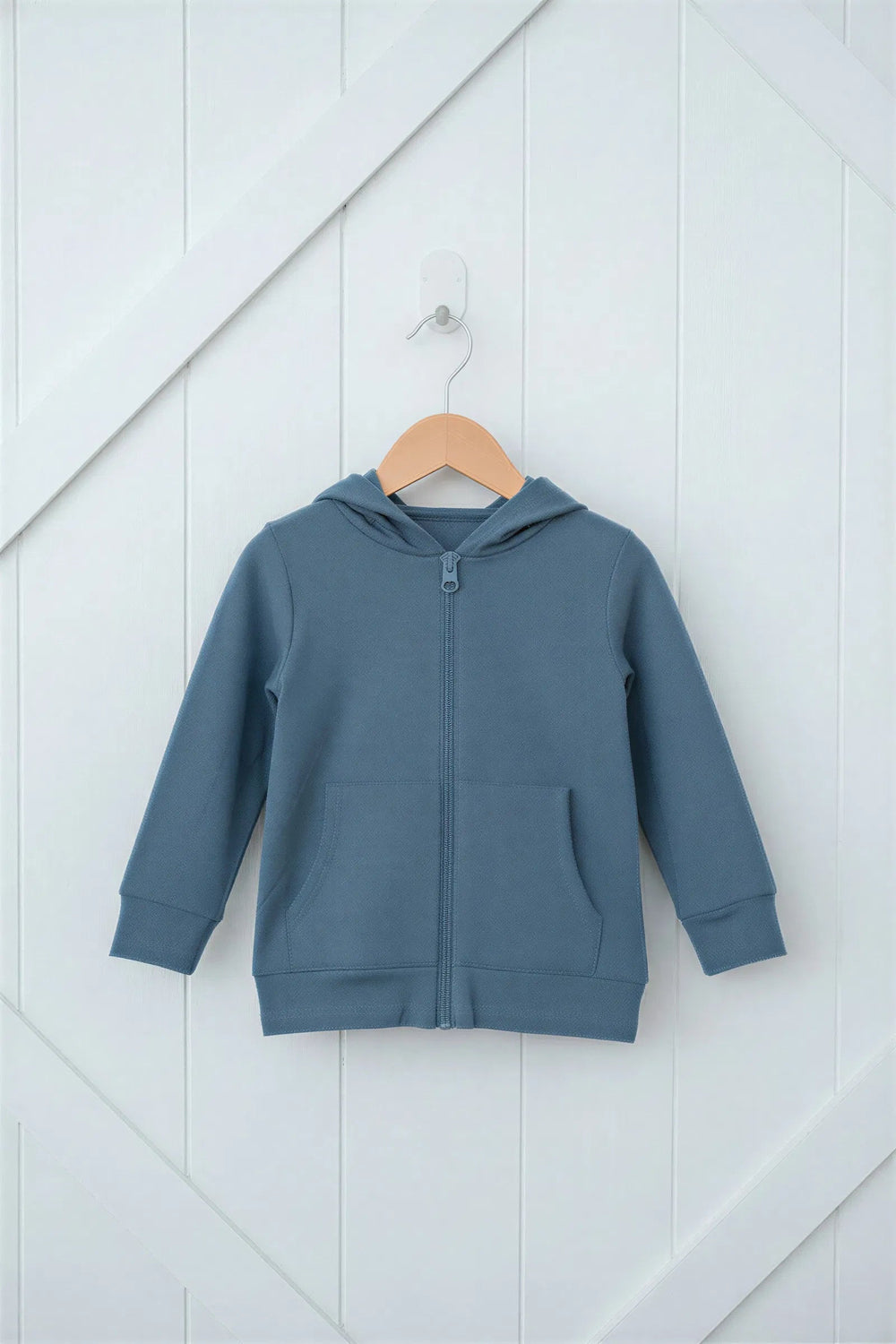 Bestaroo - Bamboo - Slate Zipper Hoodie