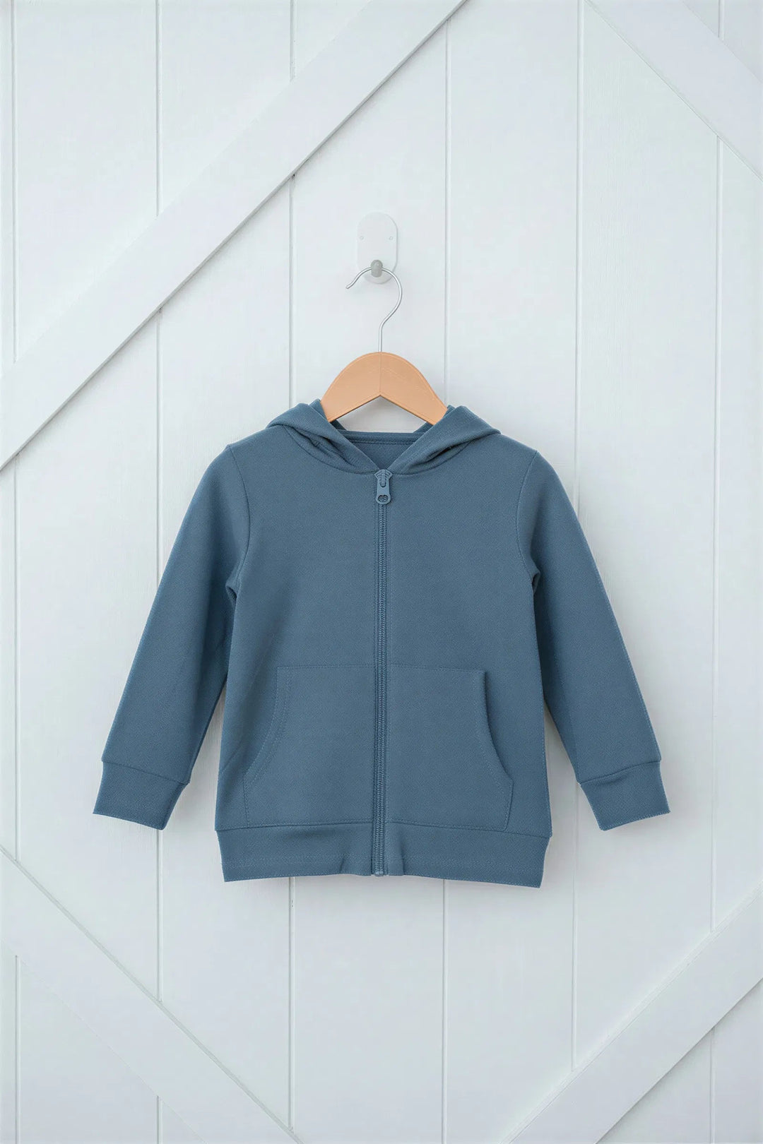 Bestaroo - Bamboo - Slate Zipper Hoodie