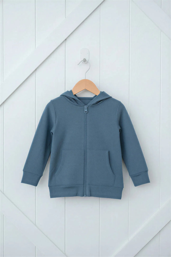 Bestaroo - Bamboo - Slate Zipper Hoodie