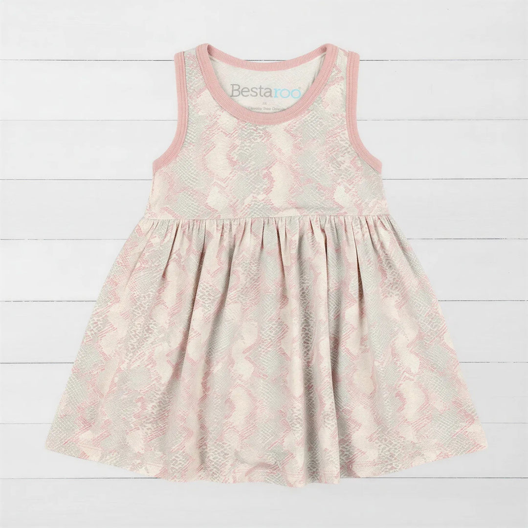 Bestaroo - Bamboo - Snake Print Pink Dress