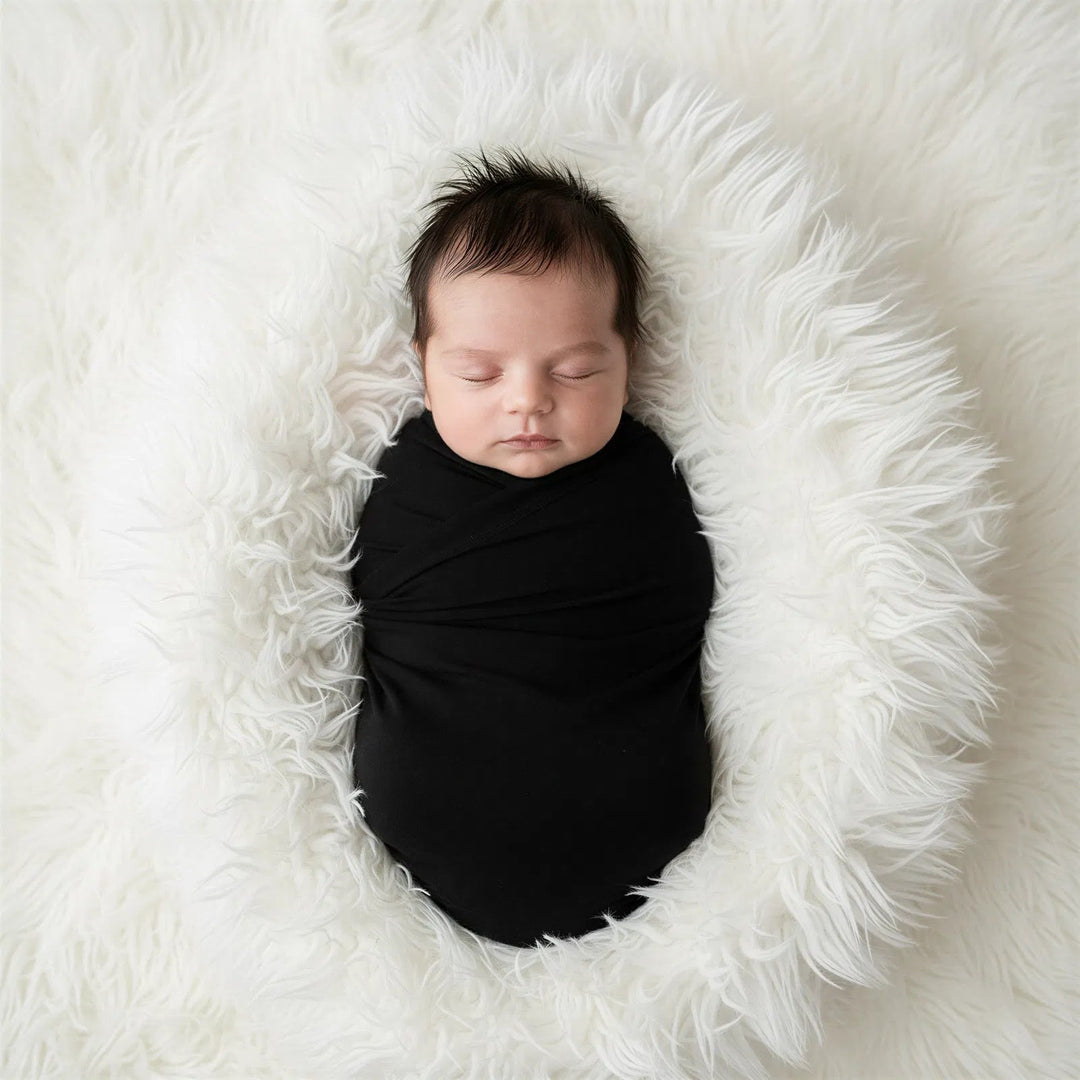 Bestaroo - Bamboo - Solid Black Swaddle