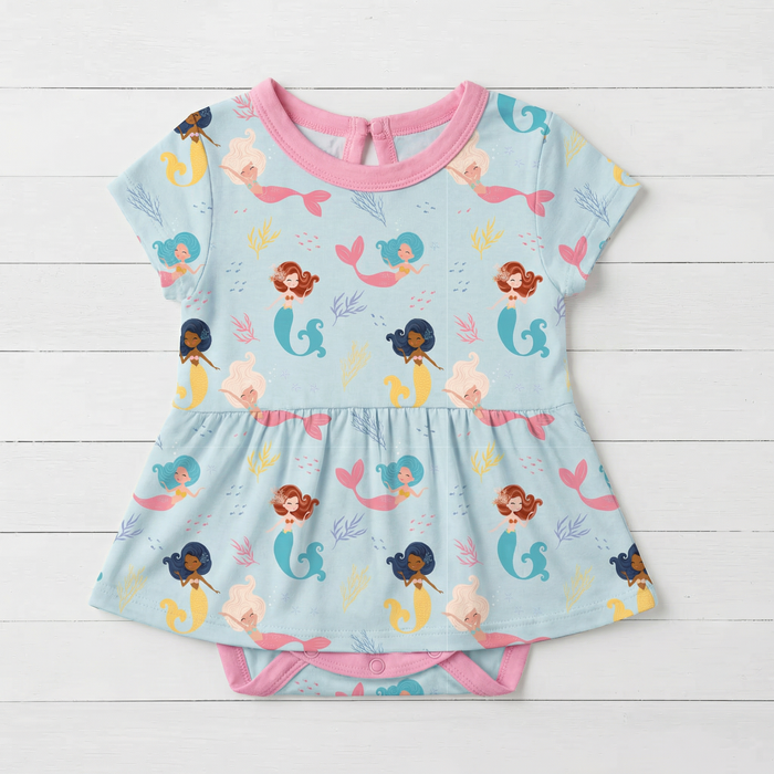 Coral Cuties S/S Bodysuit Dres - Bestaroo