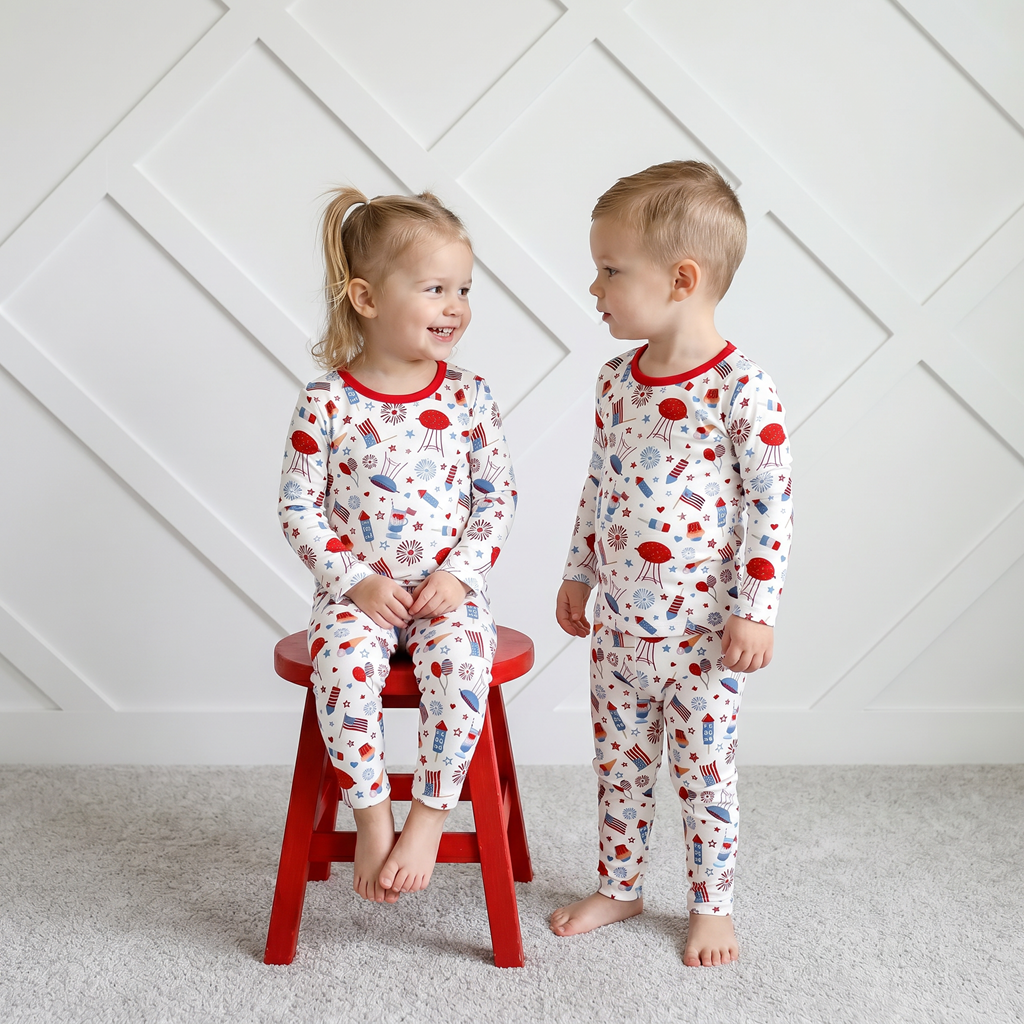 Bestaroo - Bamboo - Stars &amp; Stripes L/S Pajama
