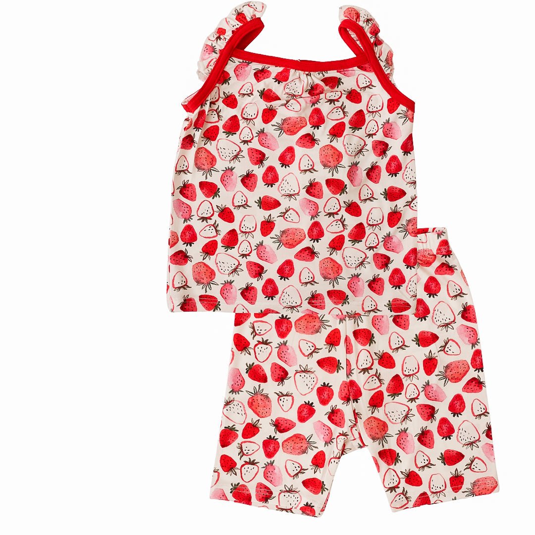 Bestaroo - Strawberry Fields Flutter Tank & Shorts