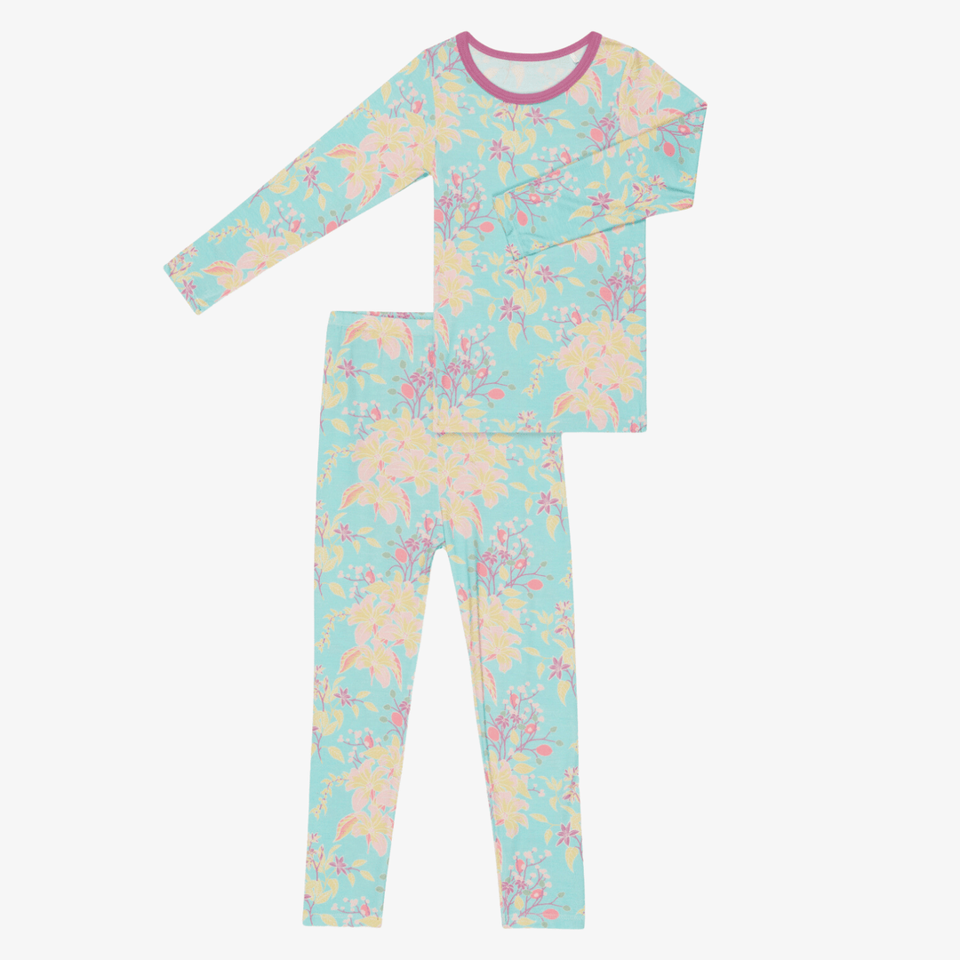 Bestaroo - Summer Florals Aqua Pajama