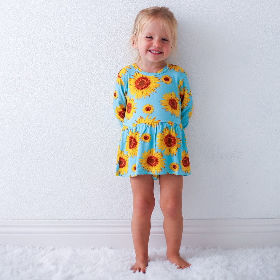 Bestaroo - Sunflower Skye Bodysuit Dress