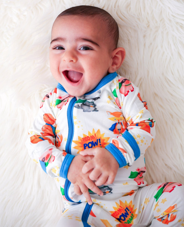 Bestaroo - Super Sleepy Heroes Footie