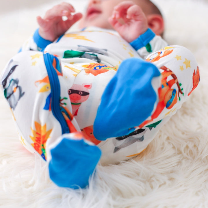 Bestaroo - Super Sleepy Heroes Footie