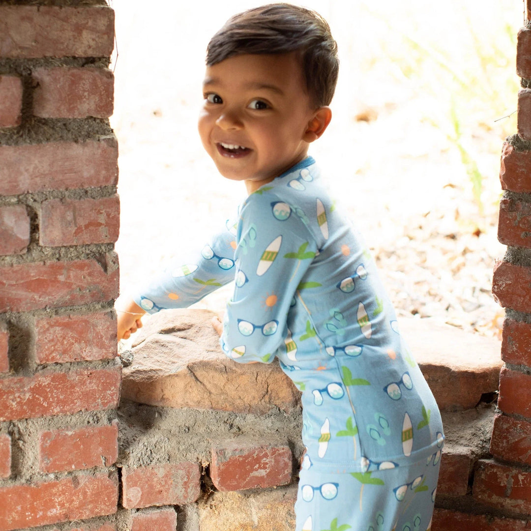 Bestaroo - Bamboo - Surf's Up Long Sleeve Pajama