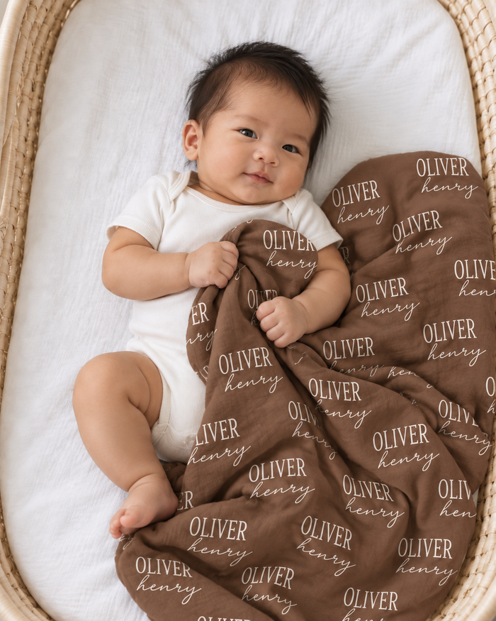 Personalized Baby Swaddle
