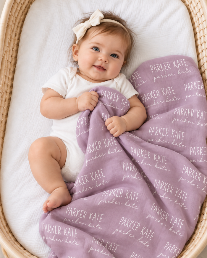 Personalized Newborn Swaddle
