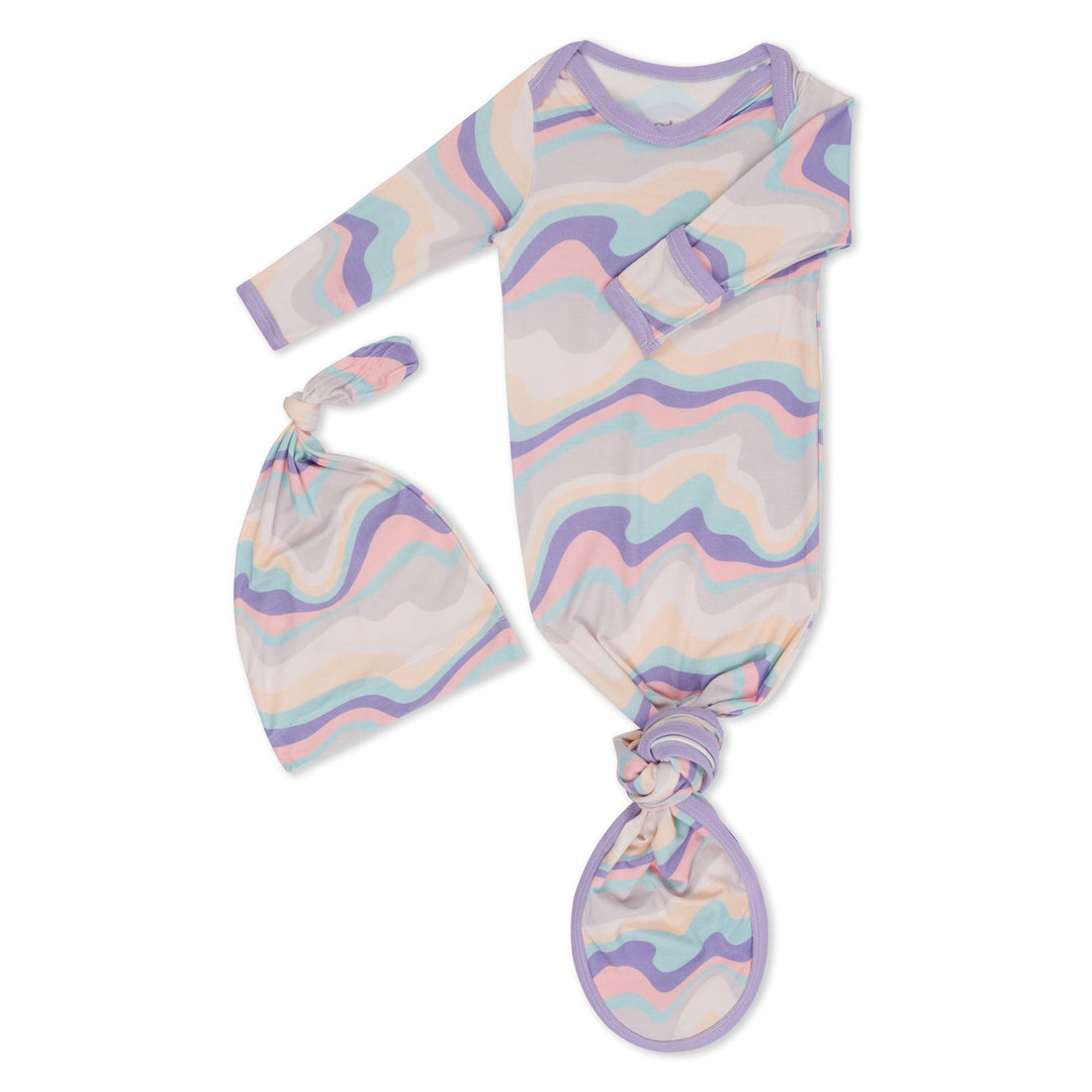 Bestaroo - Bamboo - Swirls Gown & Hat