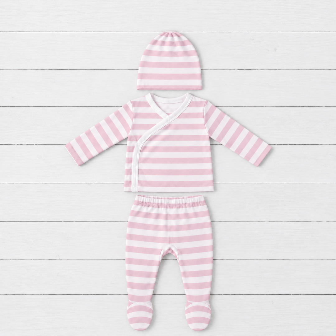 Blush Stripes Take Me Home 3/pc Set