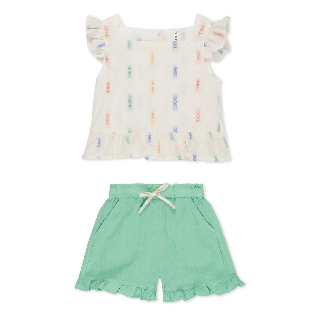 Bestaroo - Talya Mint Short and Top