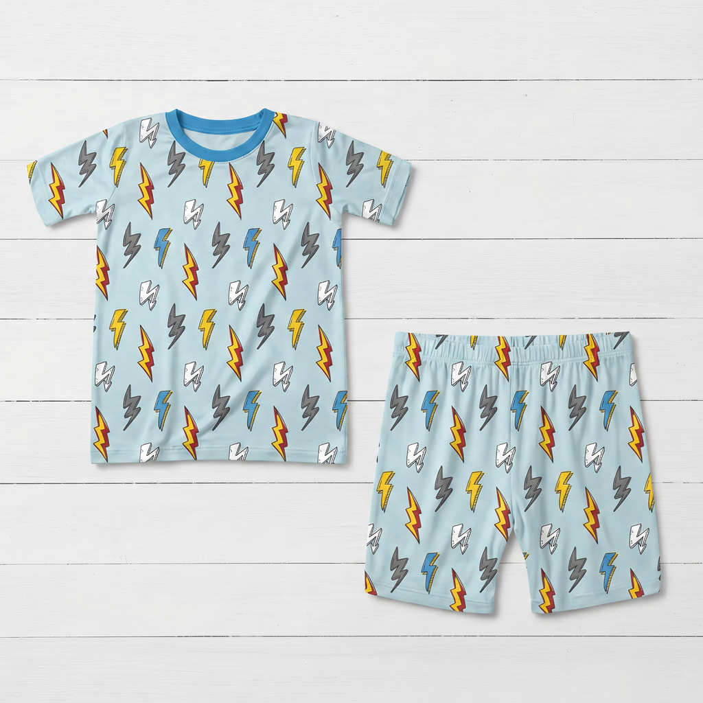 Thunderbolt Shorts Set Pajama