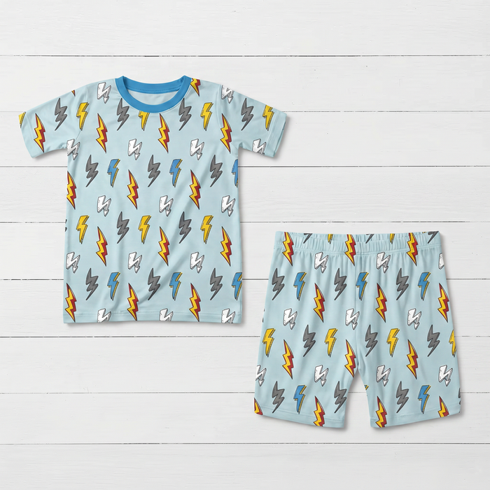 Thunderbolt Shorts Set Pajama - Bestaroo