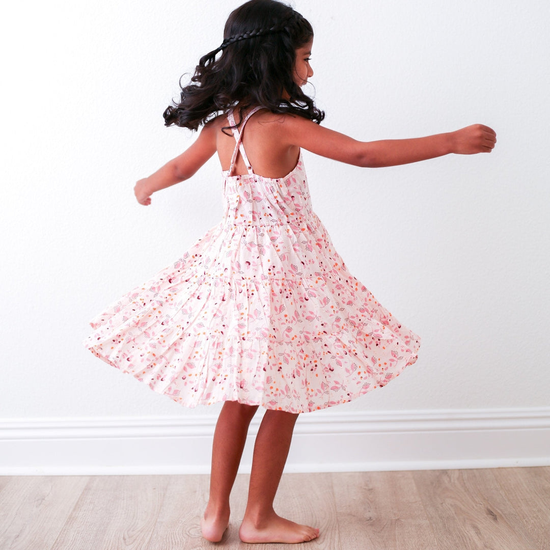 Bestaroo - Bamboo - Tiana Pink Floral Dress