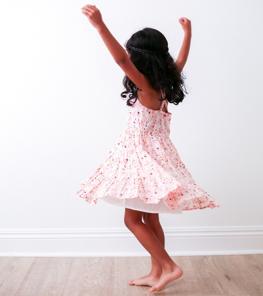 Bestaroo - Tiana Pink Floral Dress