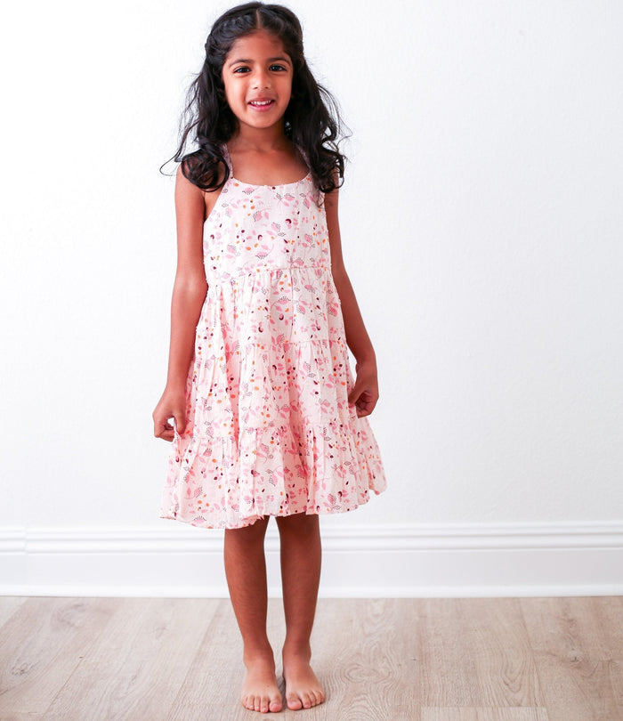 Bestaroo - Bamboo - Tiana Pink Floral Dress