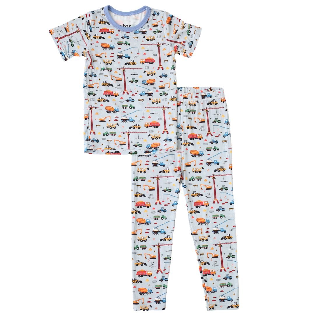 Bestaroo - Bamboo - Tiny Trucker S/S Pajama
