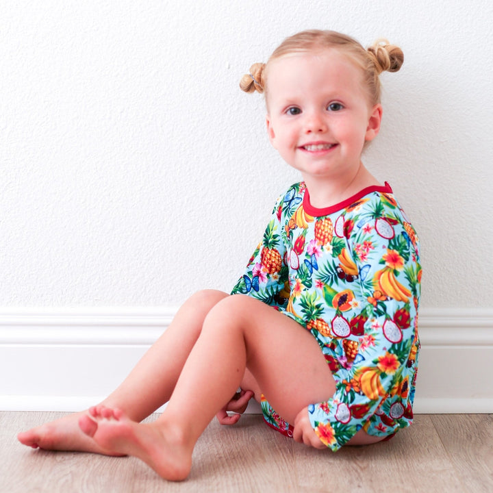 Bestaroo - Bamboo - Tropical Fruit Bodysuit Dress
