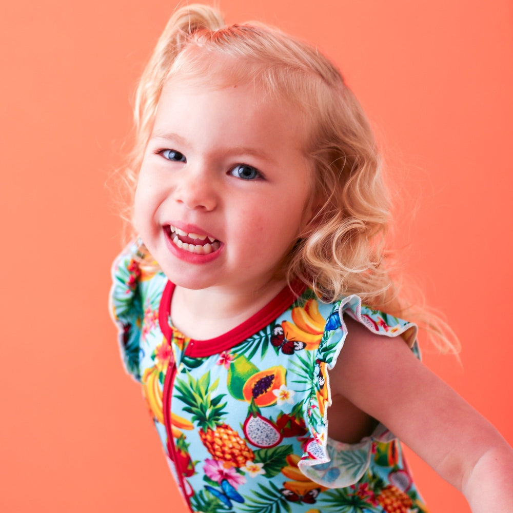 Bestaroo - Bamboo - Tropical Fruit Romper