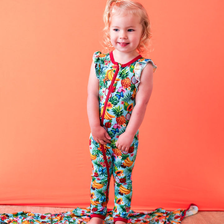 Bestaroo - Bamboo - Tropical Fruit Romper