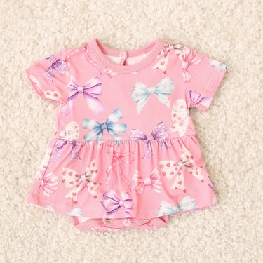 Bestaroo - Bamboo - Twinkle Ties Bodysuit Dress