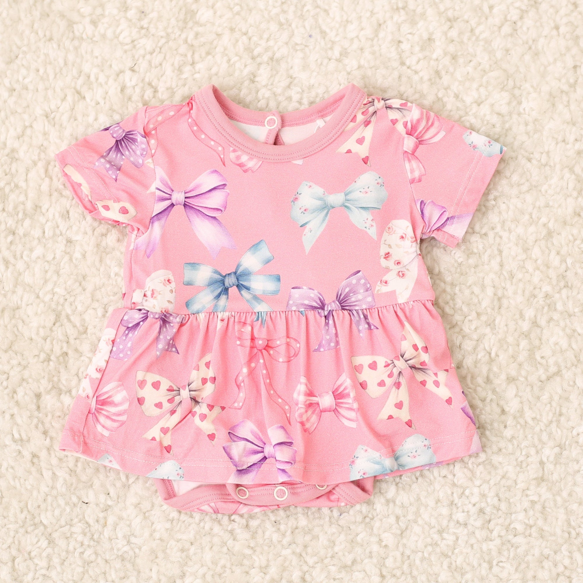 Bestaroo - Bamboo - Twinkle Ties Bodysuit Dress