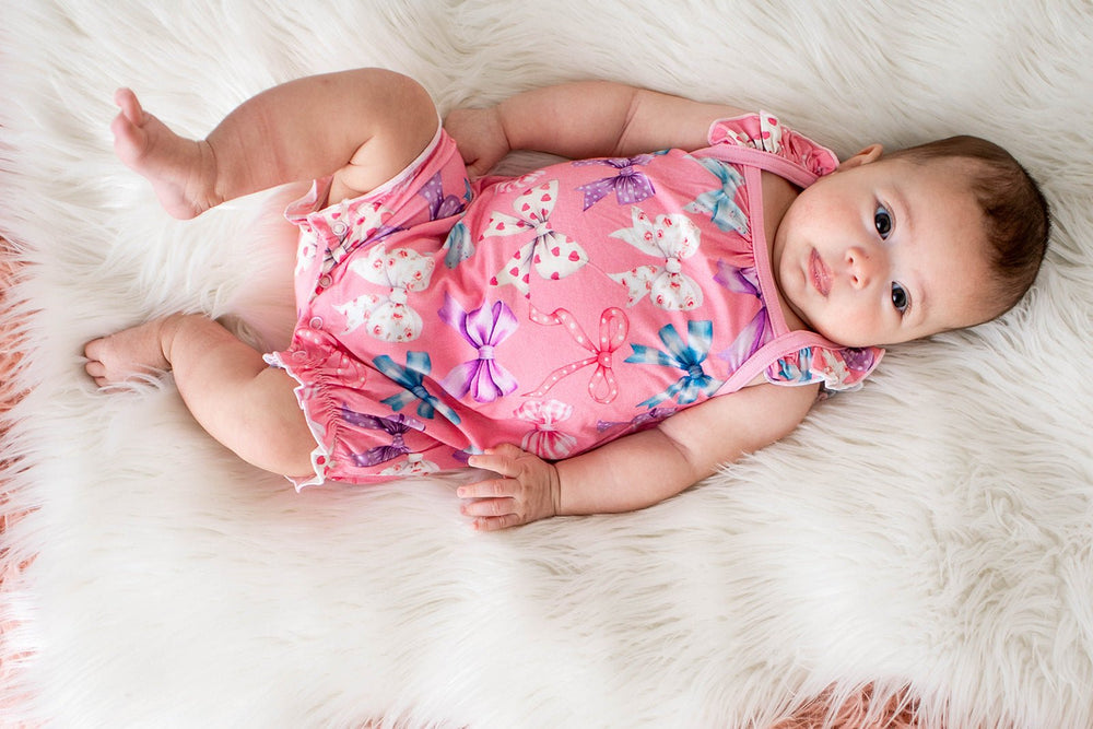 Bestaroo - Bamboo - Twinkle Ties Bubble Romper