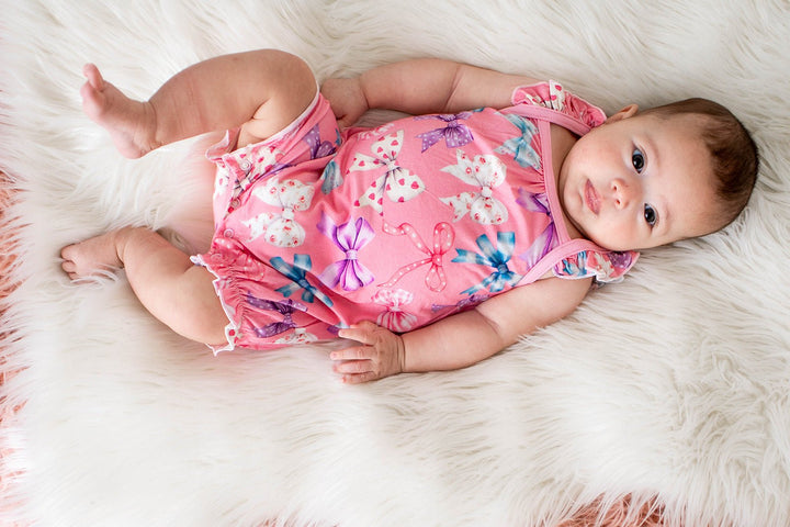 Bestaroo - Bamboo - Twinkle Ties Bubble Romper