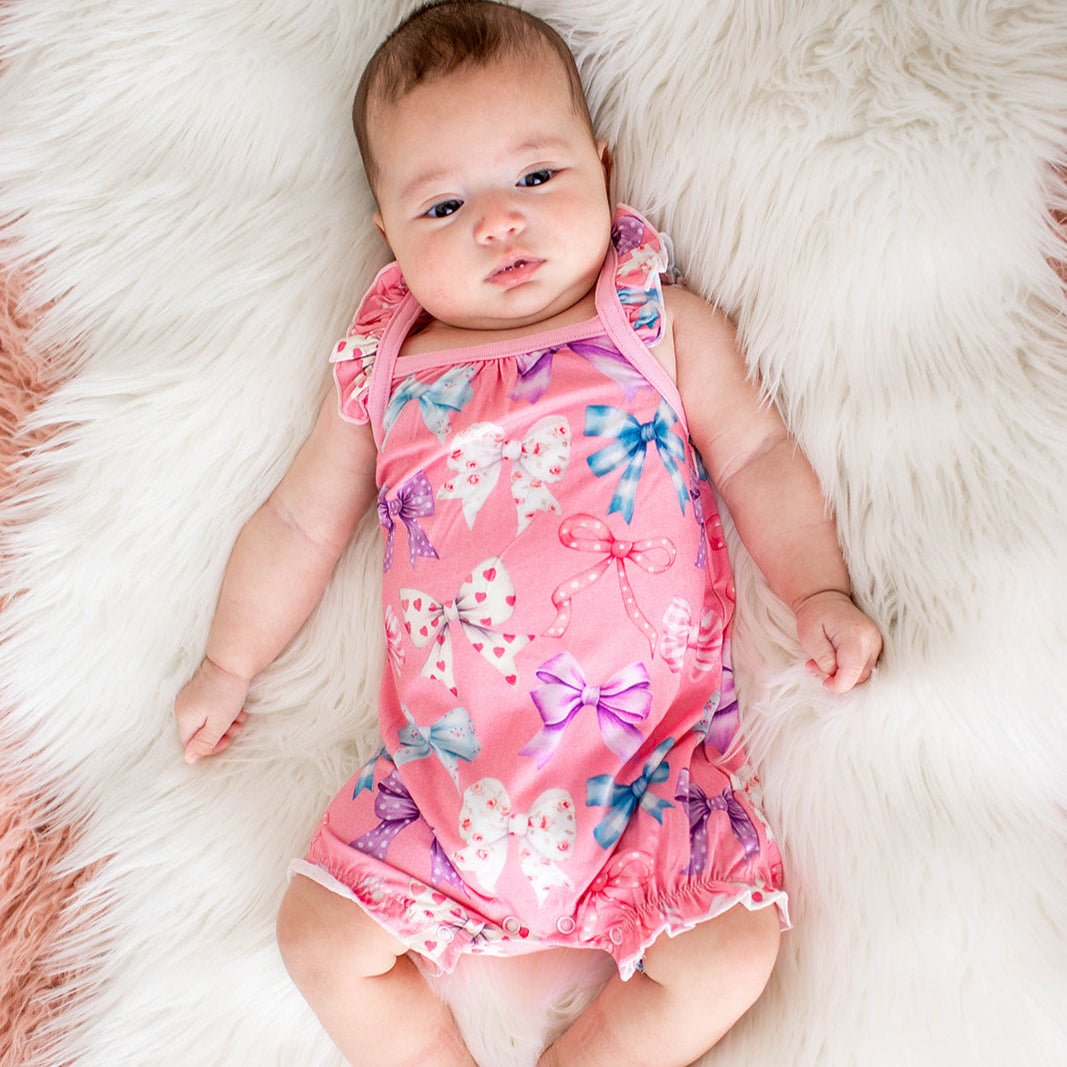 Bestaroo - Bamboo - Twinkle Ties Bubble Romper
