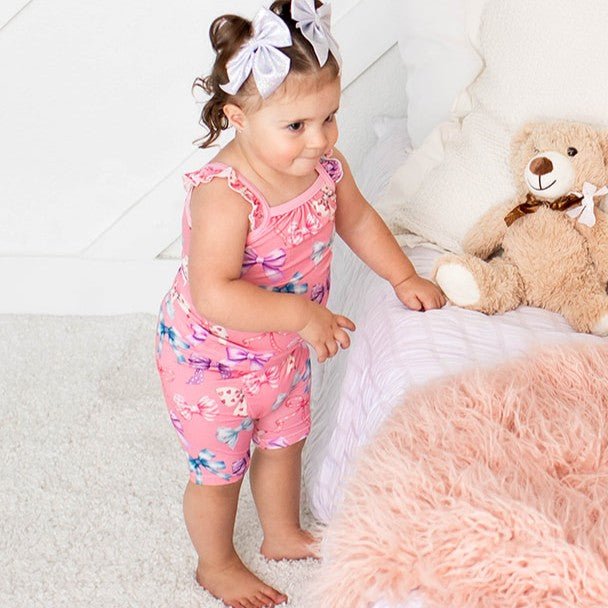 Bestaroo - Bamboo - Twinkle Ties Flutter Tank & Shorts