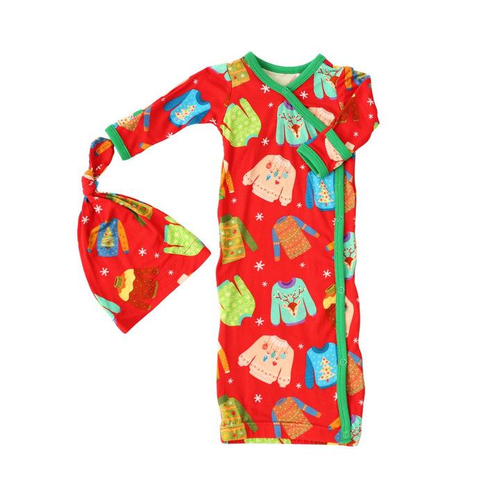 Ugly Sweater Gown & Hat - Bestaroo
